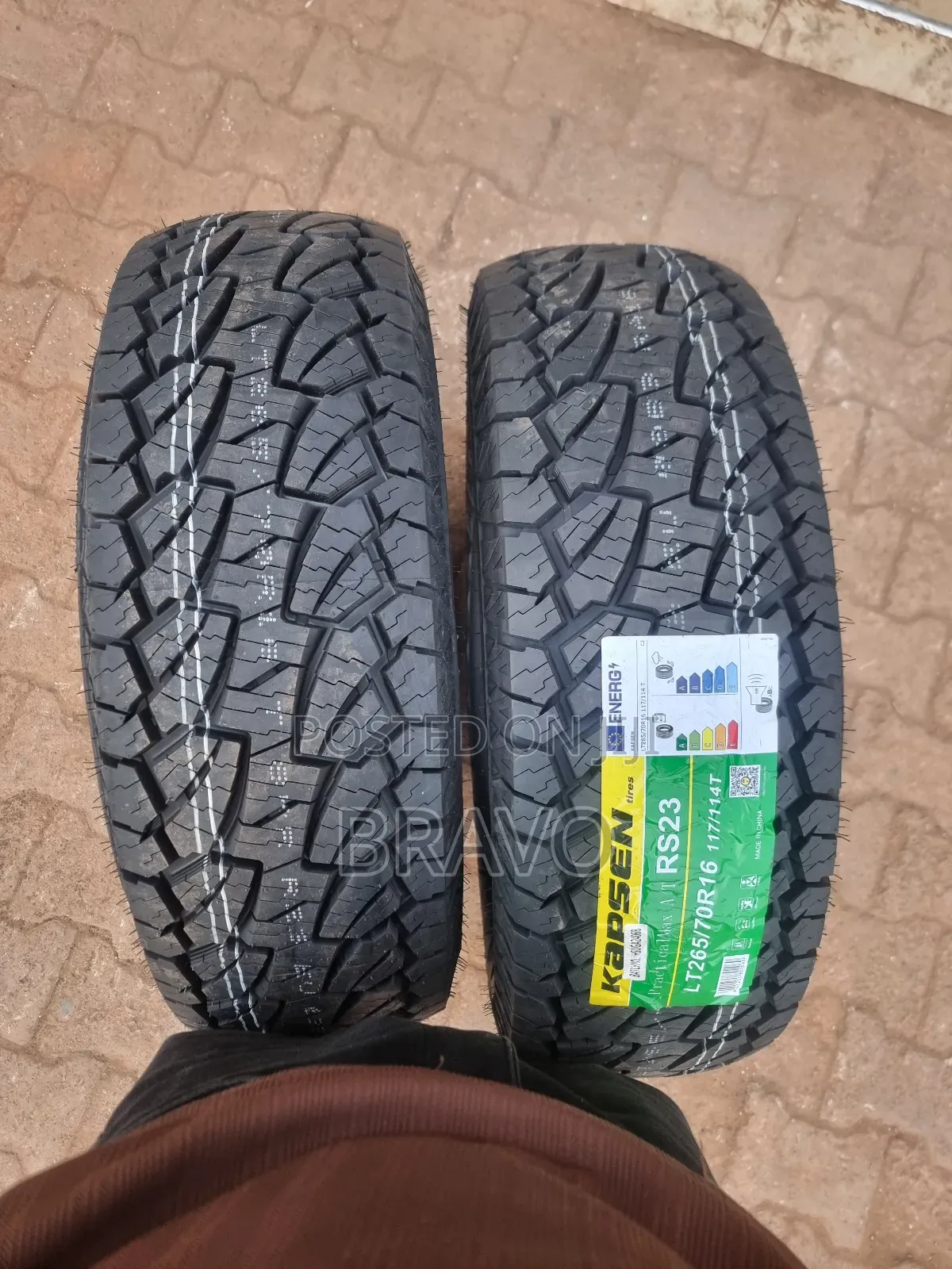 Tyres Size 16 With White Wall .