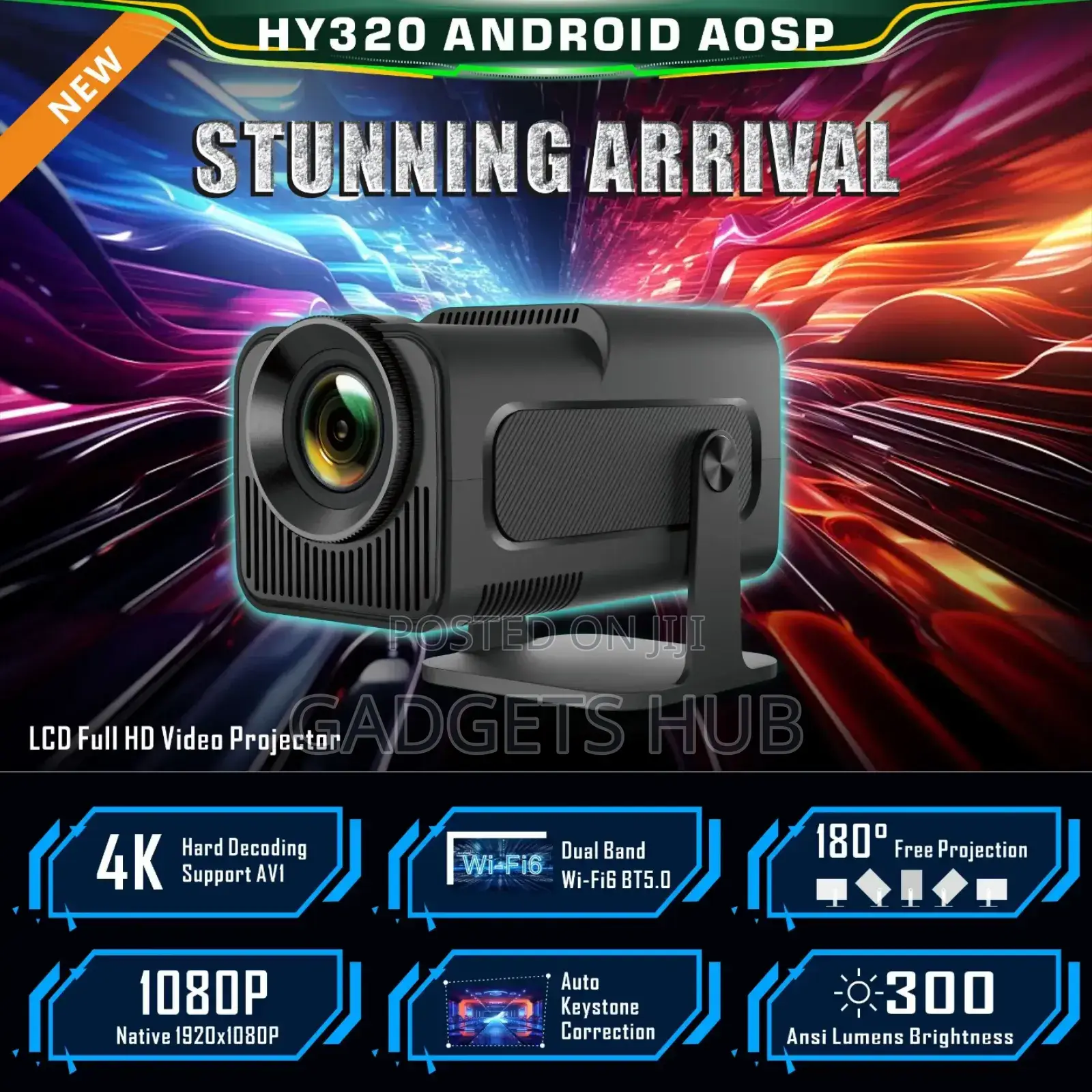 Android 11 Smart Led PICO Full Hd Projector