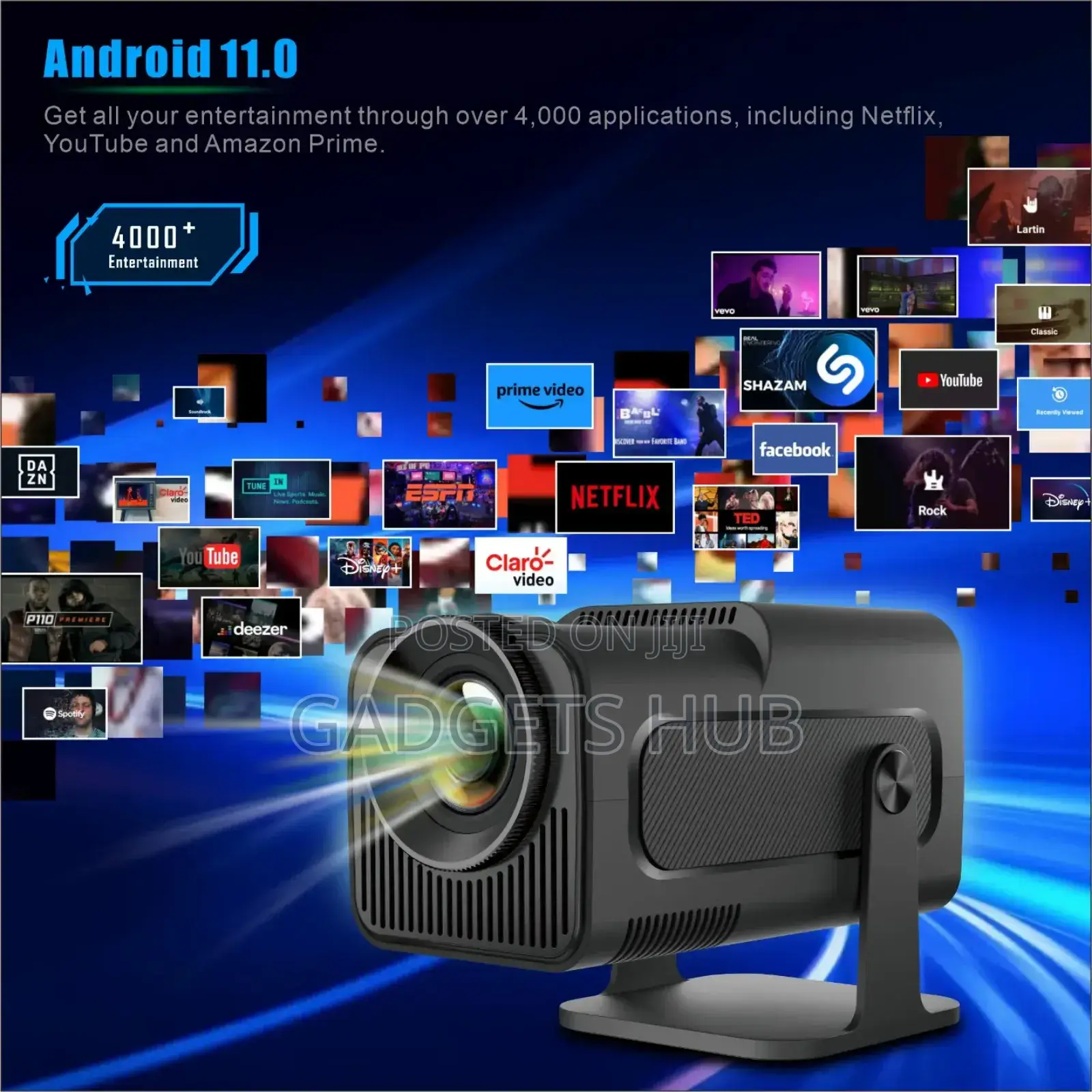 Android 11 Smart Led PICO Full Hd Projector
