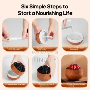 Portable Air Humidifier With LED Light Water Mist