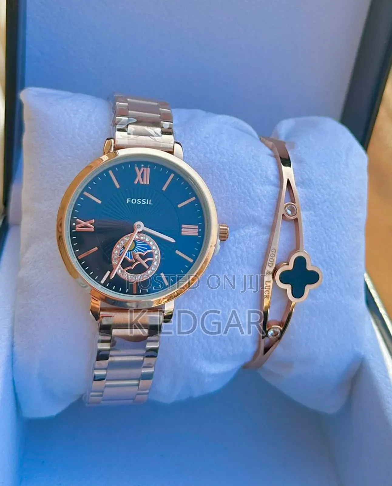 Golden Fossil Ladies Watch