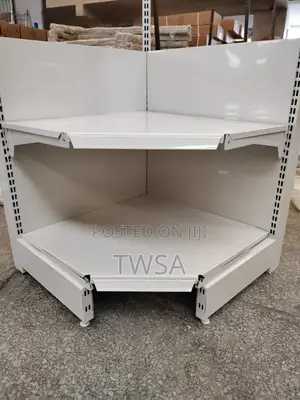 Right Angle Corner Supermarket Shelf