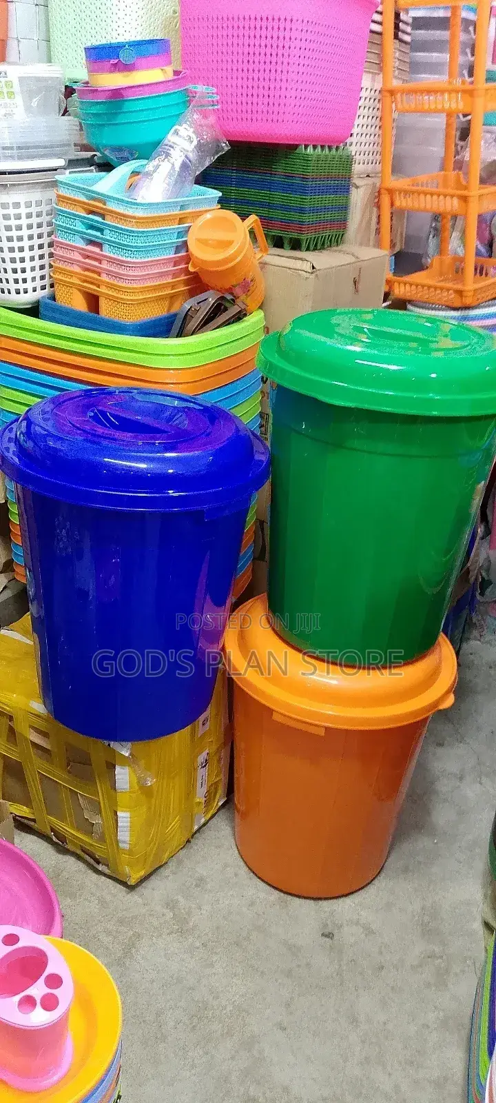 Plastic Storage Bucket 60litres