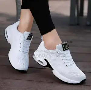 Women's Sporty Sneakers Black/White