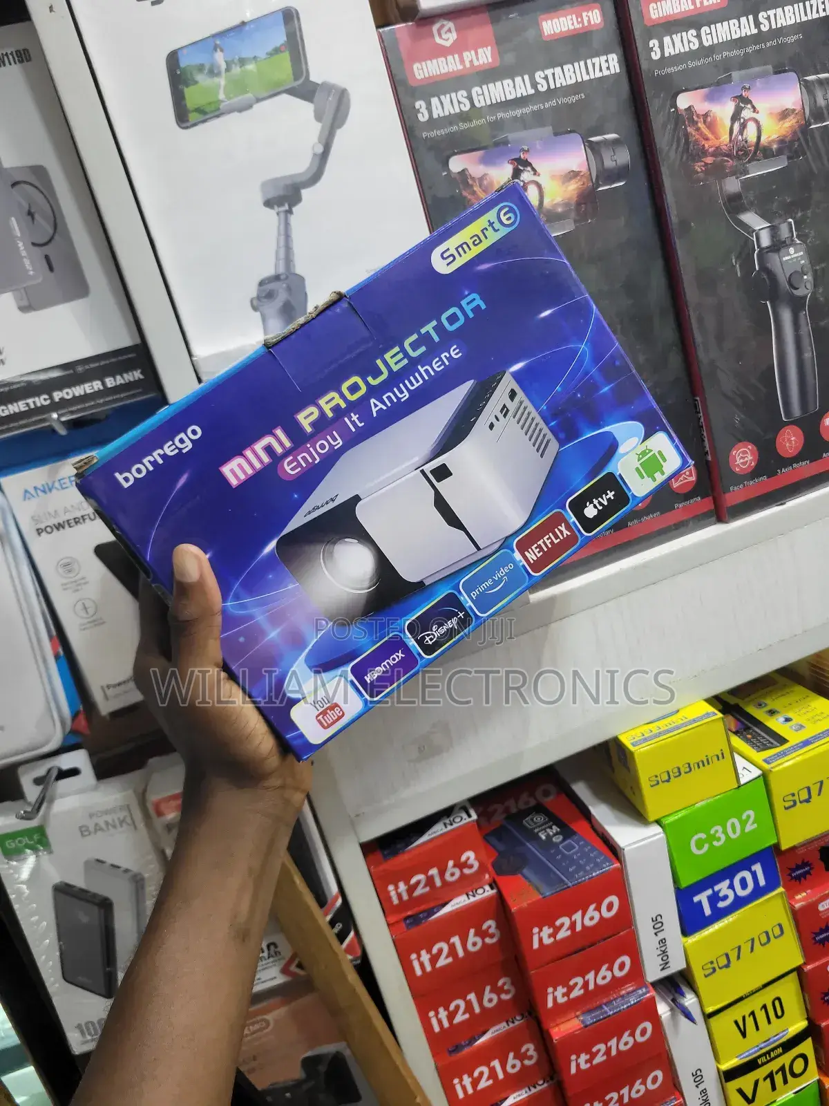 Borrego Mini Projector Smart 6