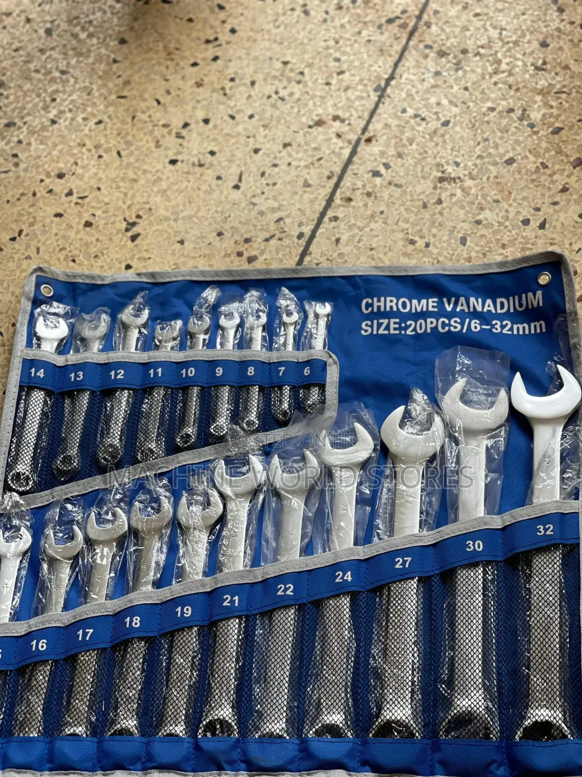 Chrome Vanadium Spanner Set 6-32mm