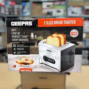 Geepas Premium 2 Slice Bread Toaster GBT6152