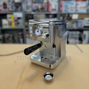 Geepas Espresso and Cappuccino Coffee Machine- GCM1523SS