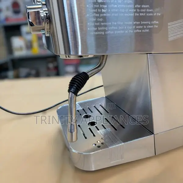 Geepas Espresso and Cappuccino Coffee Machine- GCM1523SS
