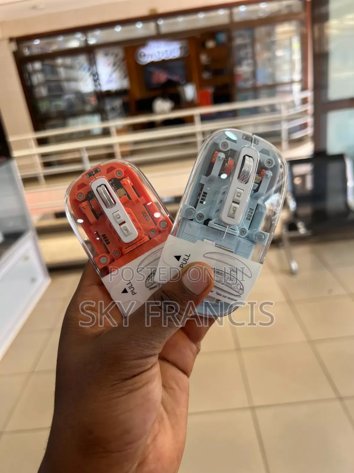 Transparent Wireless Mouse Original