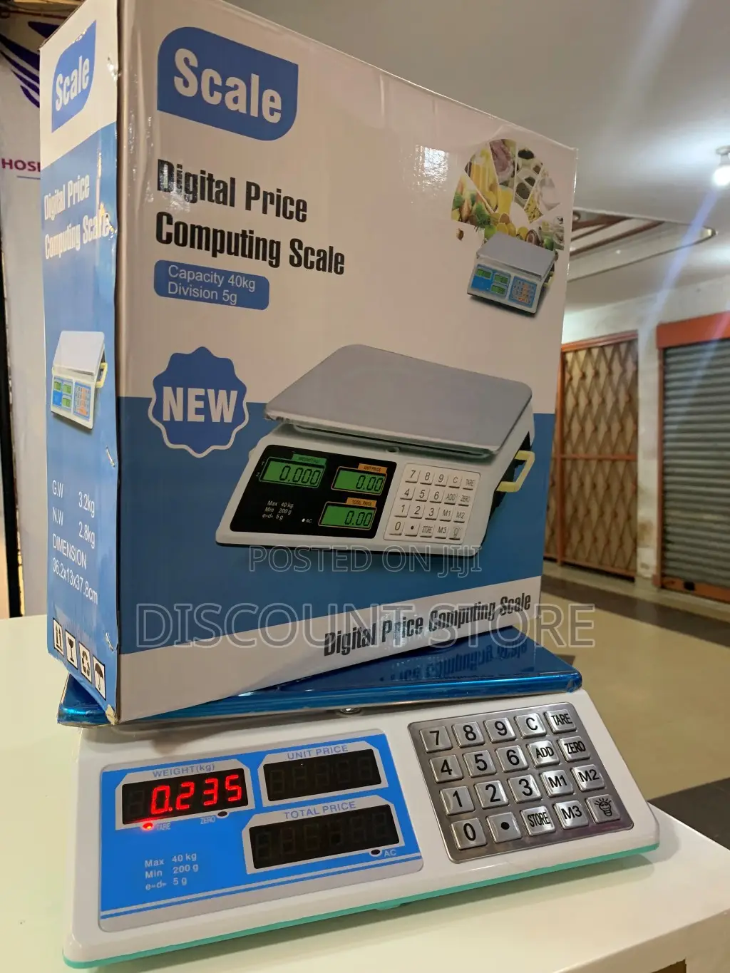 ACS 40kg D= 5g Shop Digital Computing Weigh Table Top Scales
