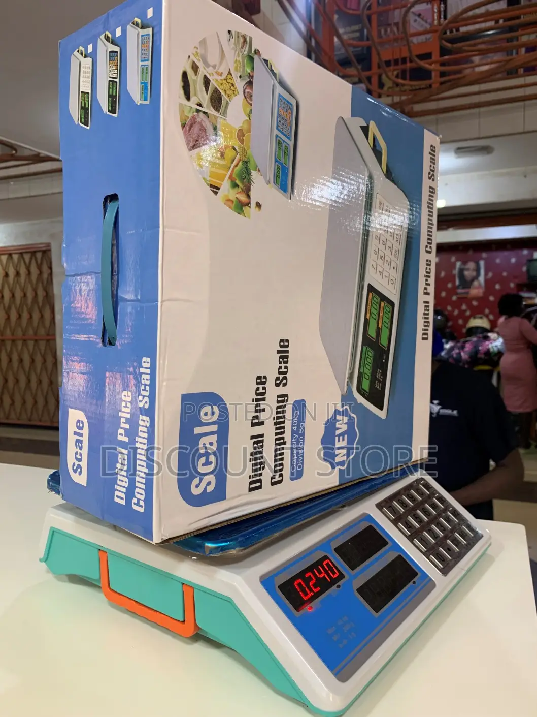 ACS 40kg D=5g Best Tabletop Price Computing Digital Scale