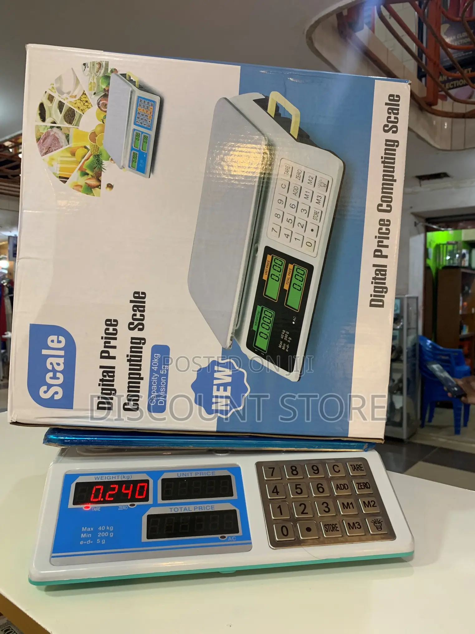 ACS 40kg D=5g Tabletop Weighing Scale Best Quality.