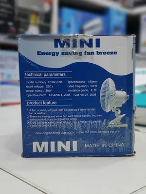 MINI Energy Saving Fan Breeze FC 02-180 - 30W, 220V, 50hz