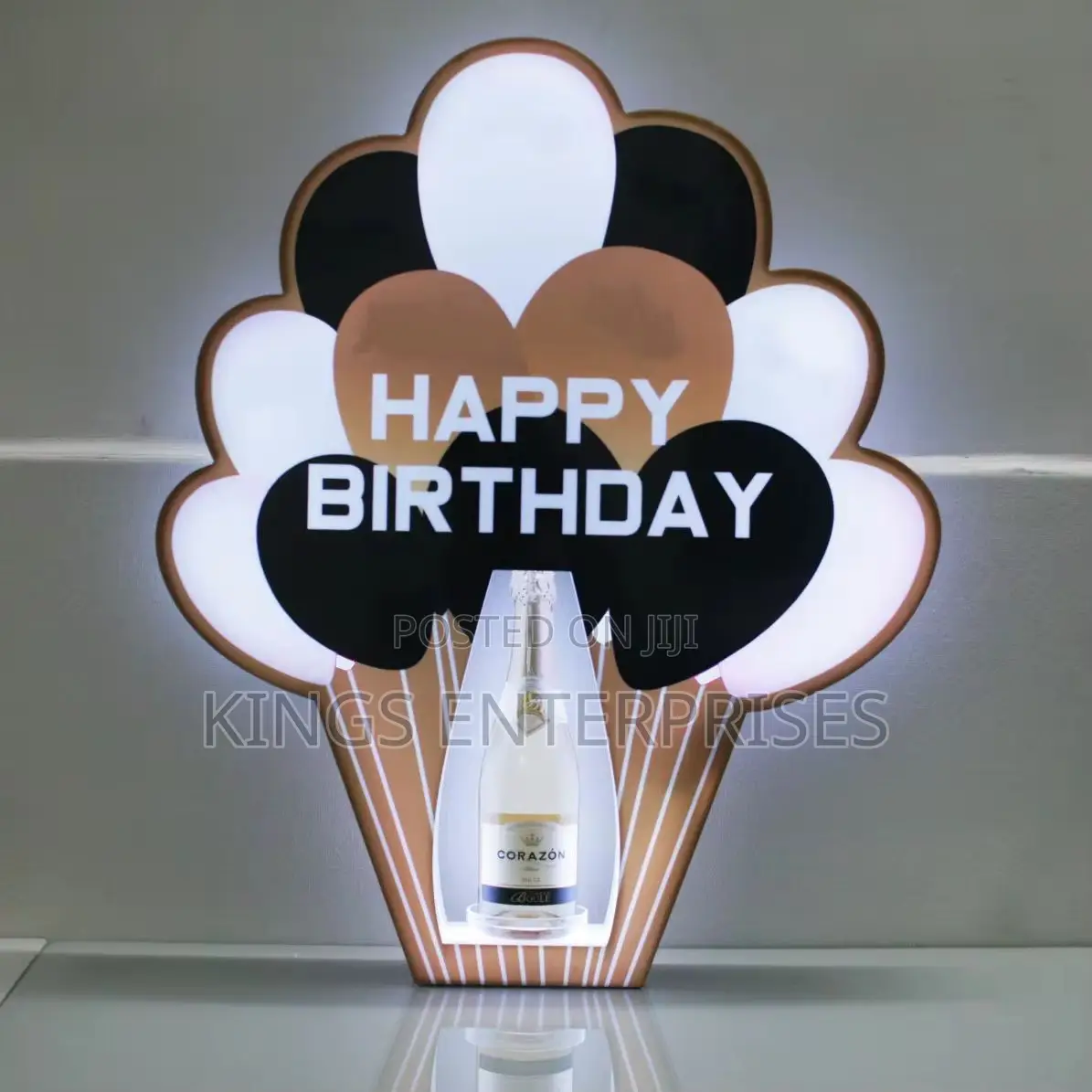 Bar Bottle Presenter (With Happy Birthday Message)