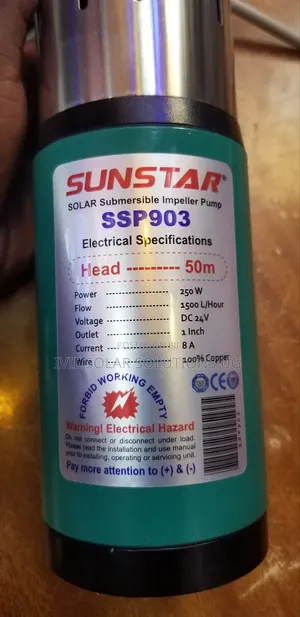 Sunstar Solar Pump/ DC Pump 50m/250watts