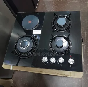 Photo - Pixel 60x60cm 3+1 Inbuilt or Countertop Glass Hobs