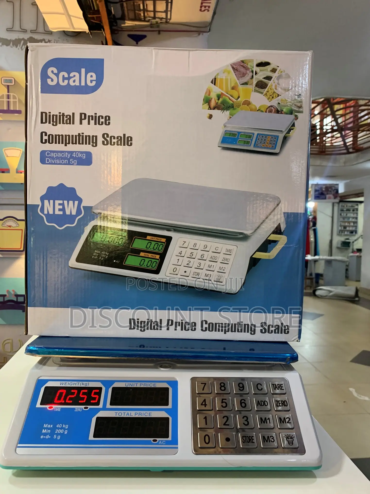 ACS 40kg D=5g Electronic Weighing Tabletop Commercial Scales