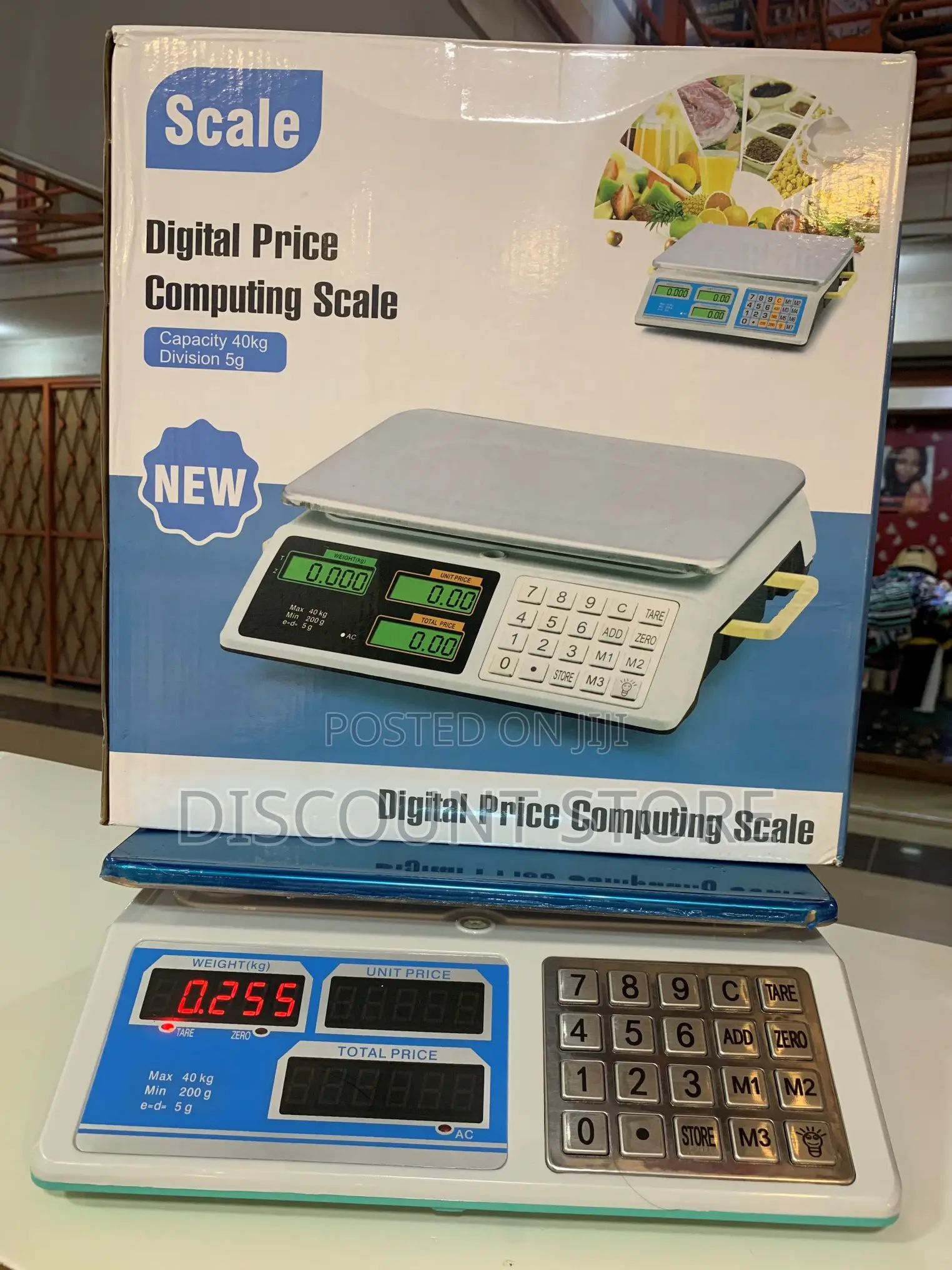 ACS 40kg D=5g Electronic Commercial Tabletop Scales ACS.