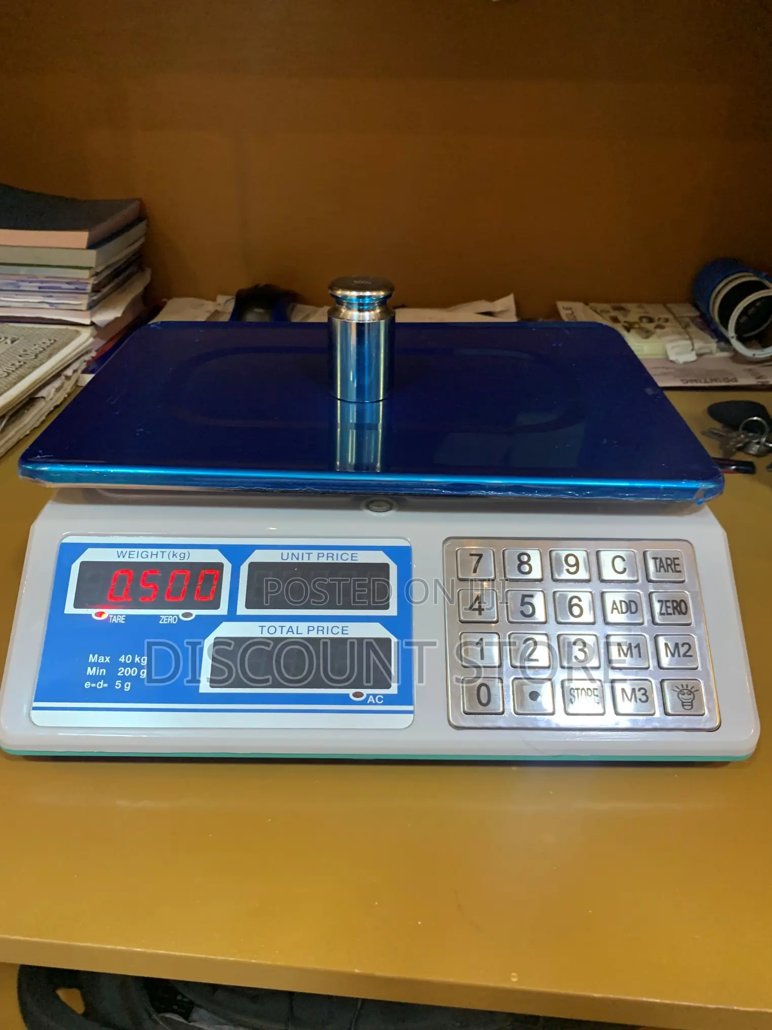 ACS 40kg D= 5g Best Price for Commercial Table Top Scale