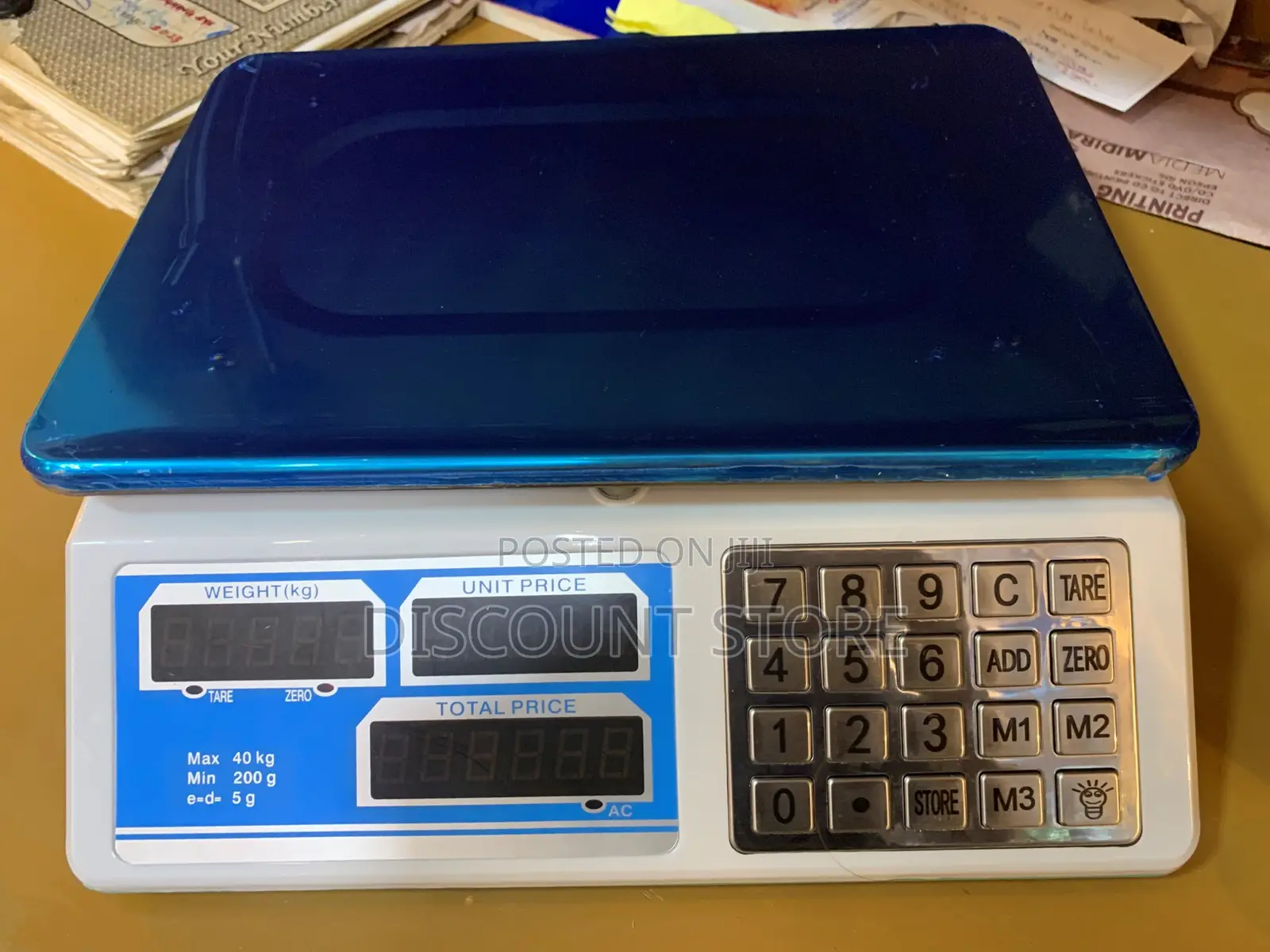 ACS 40kg D=5g Digital Precision Tabletop Weighing Scales