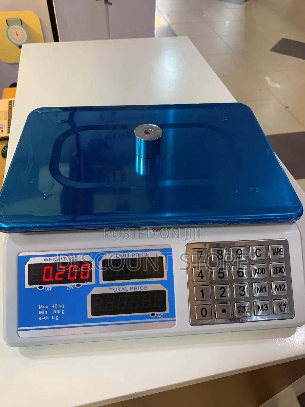 ACS 40kg D=5g Advanced Tabletop Digital Commercial Scale.