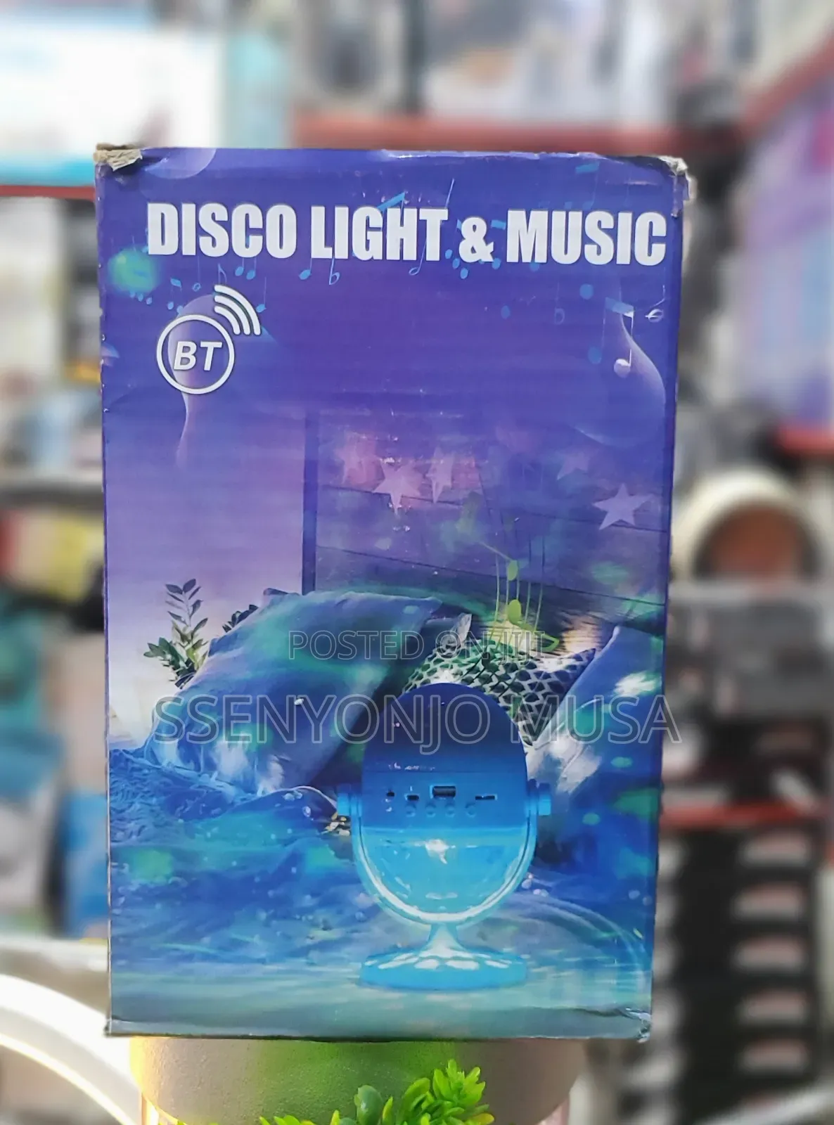 Disco Projecting Light Music Bluetooth Speaker Ot-1 - 6w, 1200mah-
