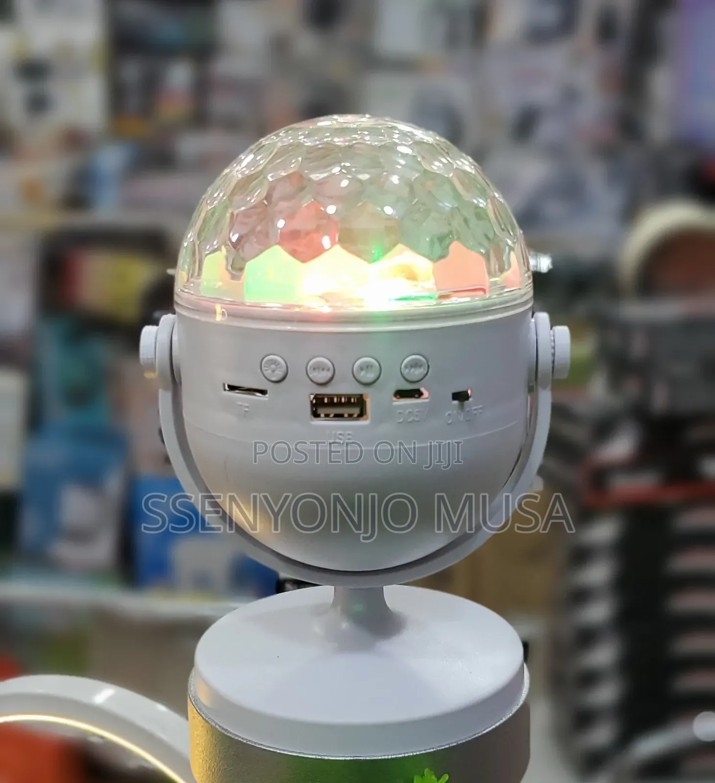 Disco Projecting Light Music Bluetooth Speaker Ot-1 - 6w, 1200mah-