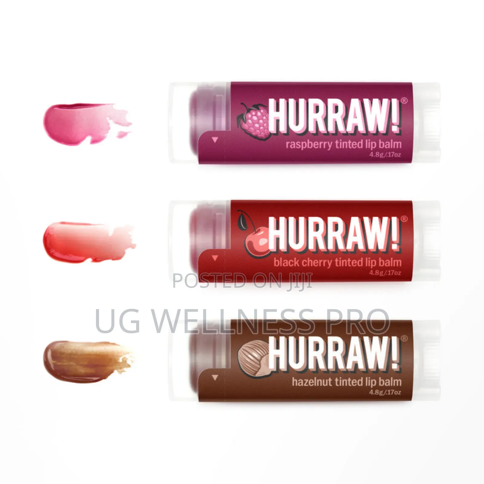 Hurraw Black Cherry Tinted Lip Balm 4.8g
