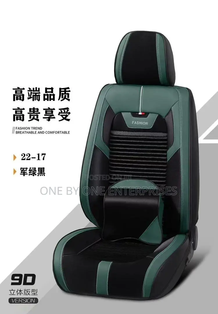Comfortable Leather Plus General Car Seat Cover Set of 5 PCS