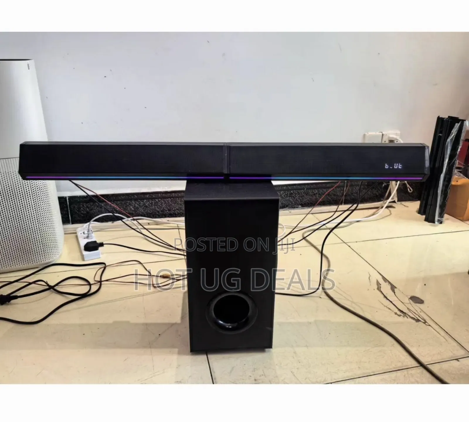 Smartplus 2.1 Channel Speaker With Soundbar - Black