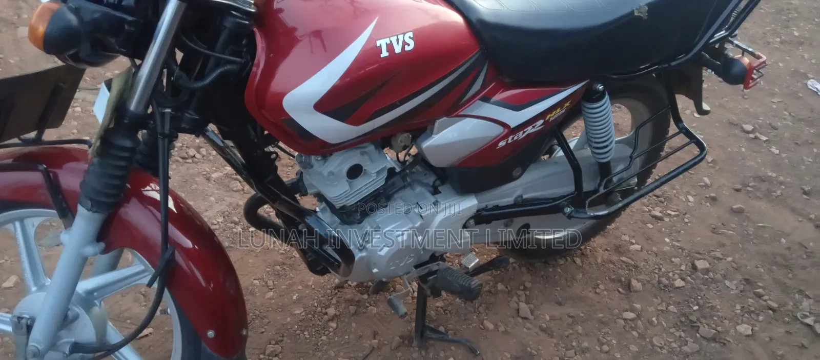 TVS HLX 125 2024 Red