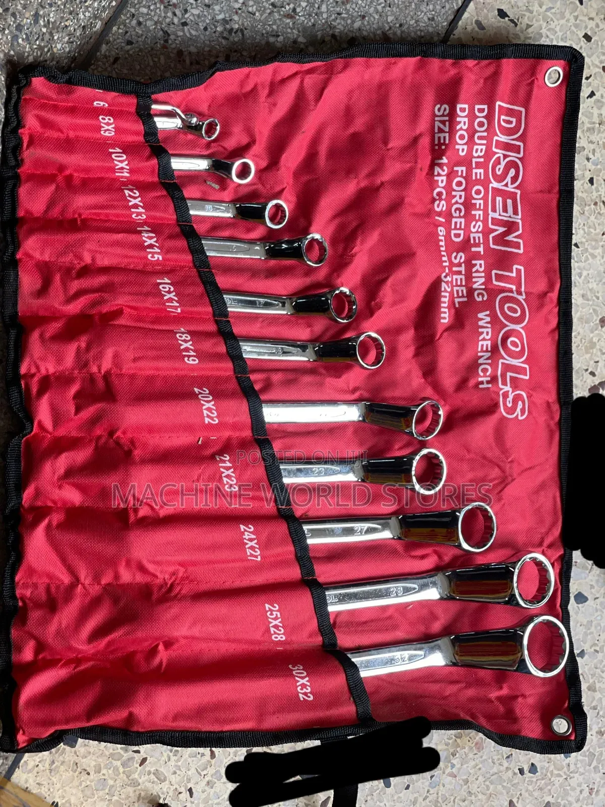 Double Ring Spanner Set 6-32mm(12pcs)