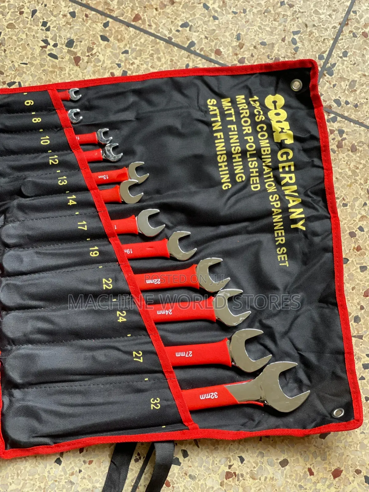 12pcs Combination Spanner Set Colt German