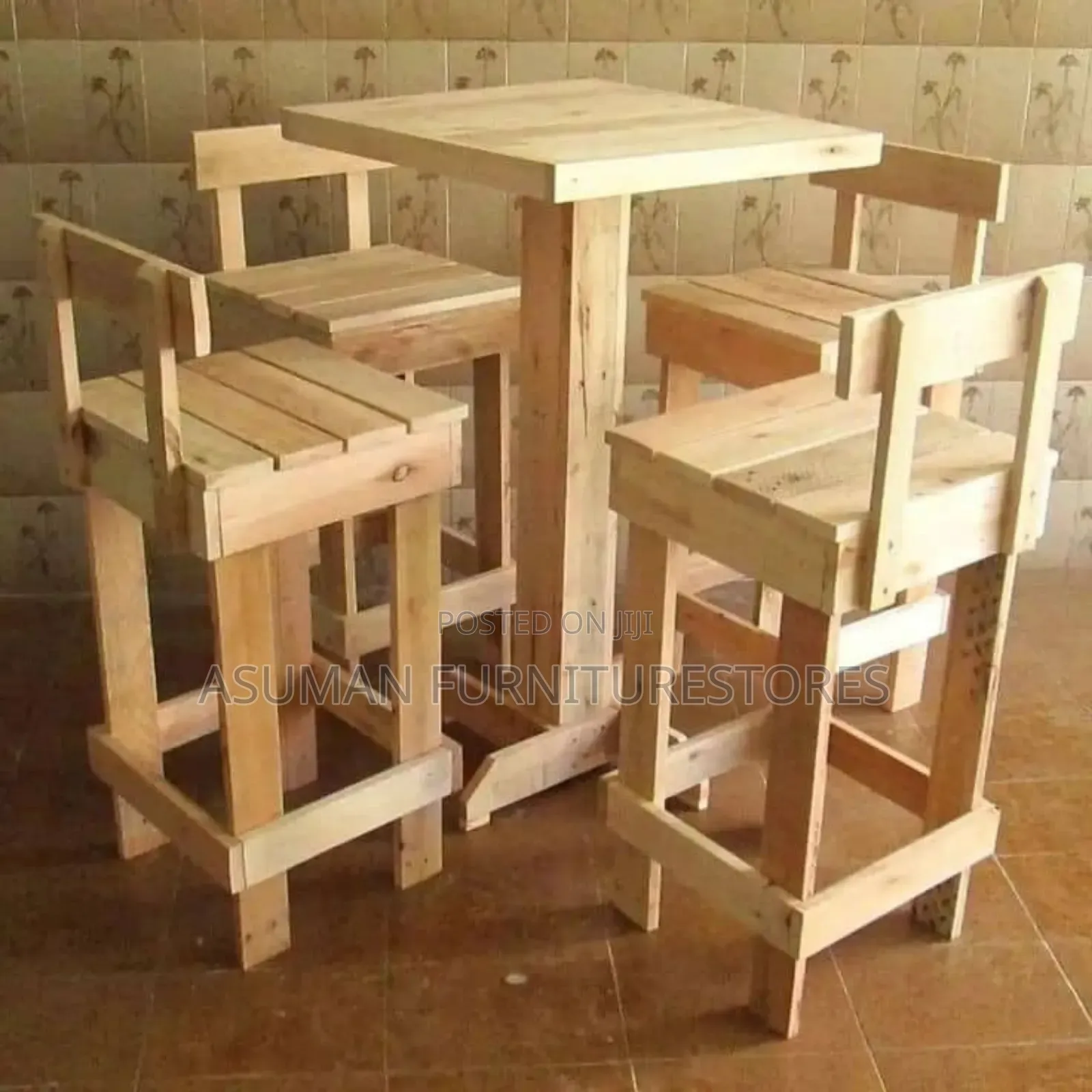 Outdoor Bar Pallet Seats Call Us On