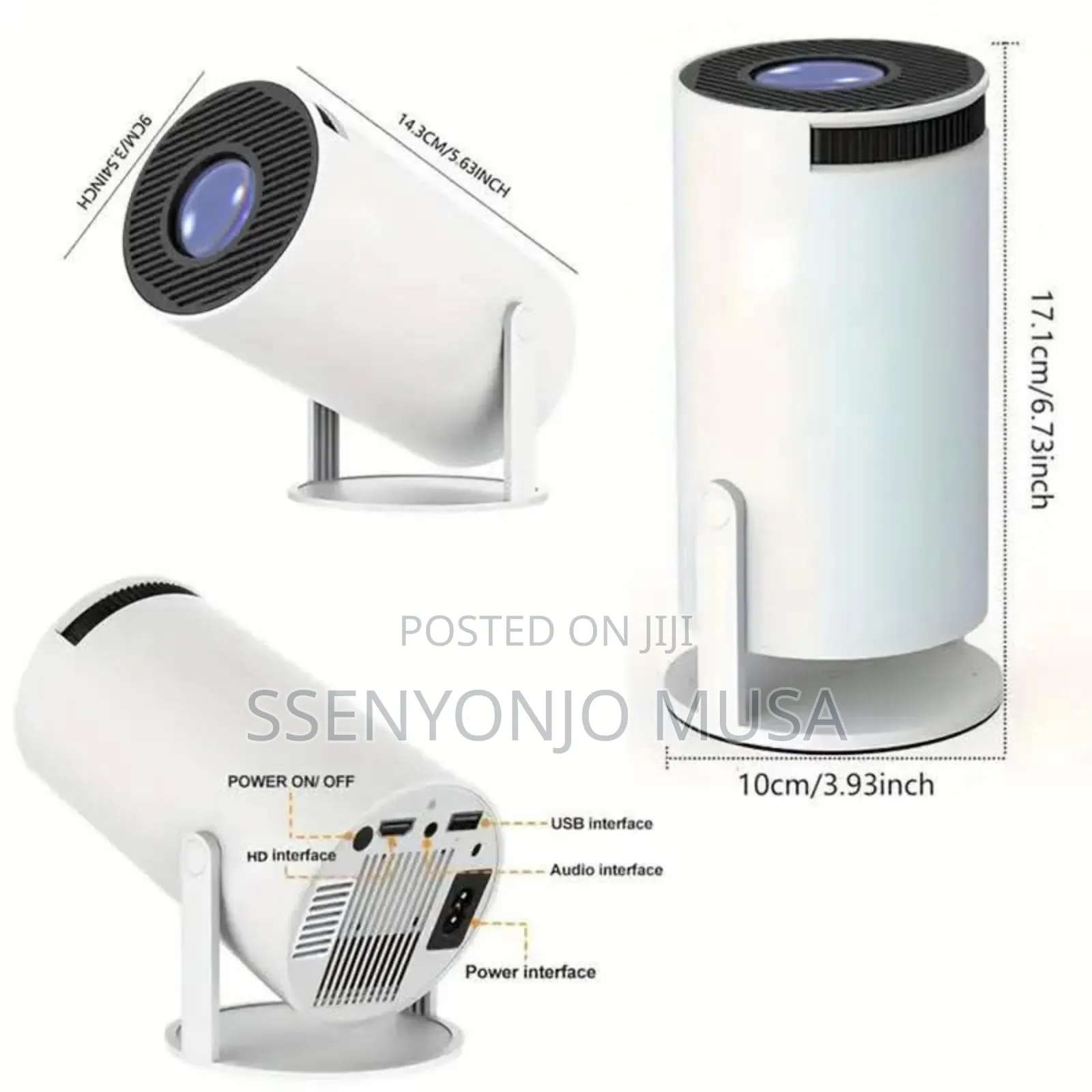 Hy300pro Smart Mini Projector - Ultra Hd, Wifi 6, Bluetooth-