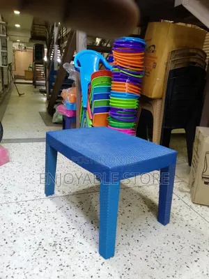 Outdoor Plastic Mid Table and 2 Chairs