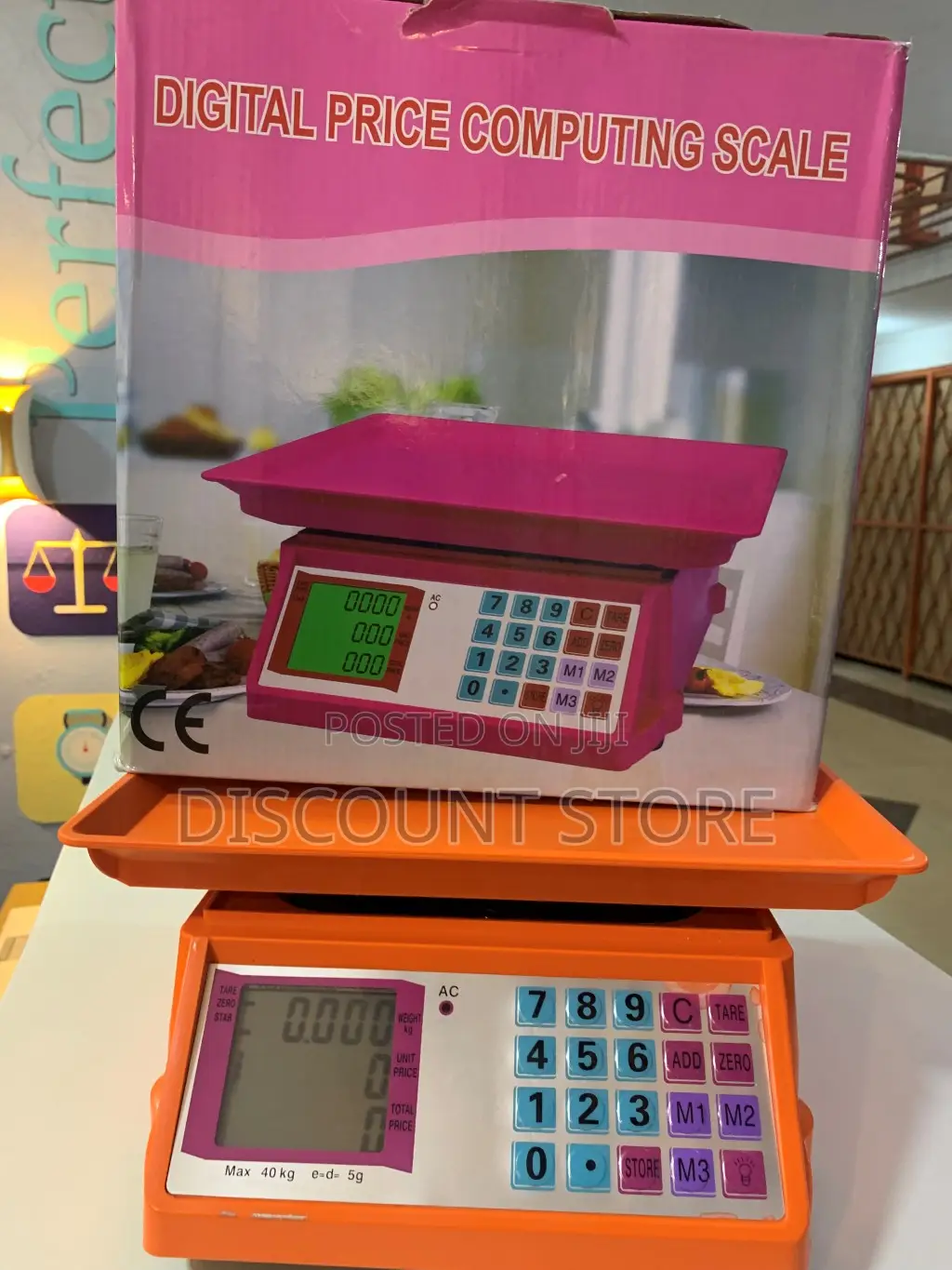ACS 40kg D=5g Tabletop Scales Market Sellers Weighing Choice
