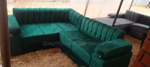 Green L Sofa Set