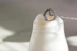 Battery Operated Coffee Milk Frother Cappuccino Mixer 2 Pc