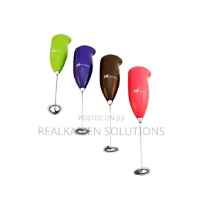 Battery Operated Coffee Milk Frother Cappuccino Mixer 2 Pc