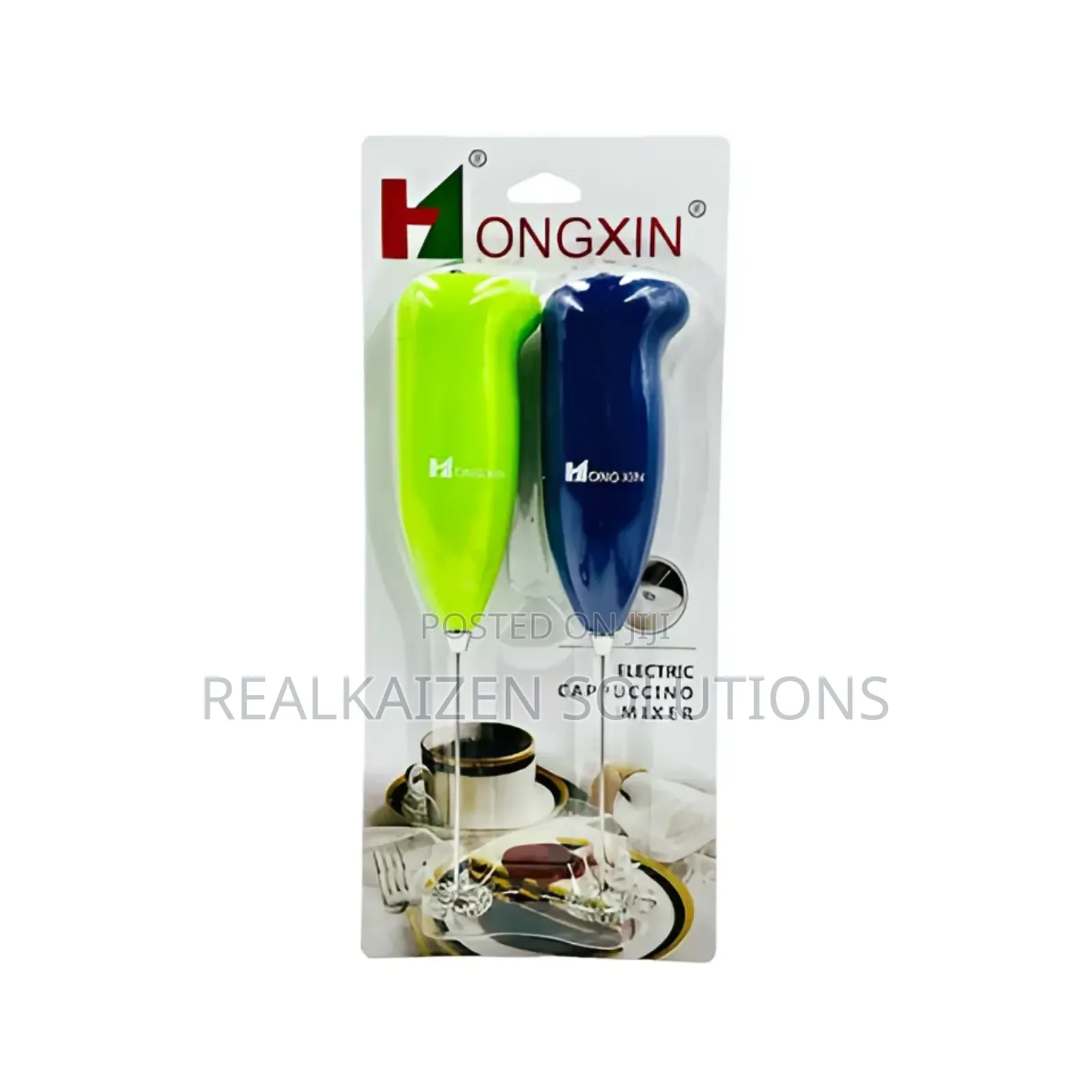 Battery Operated Coffee Milk Frother Cappuccino Mixer 2 Pc