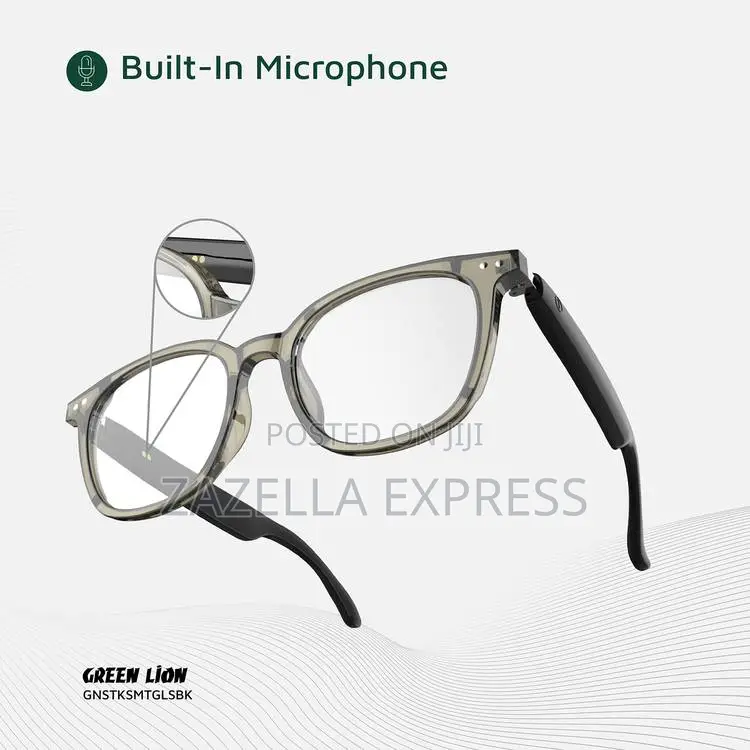 Green Lion Stockholm Smart Glasses - Black