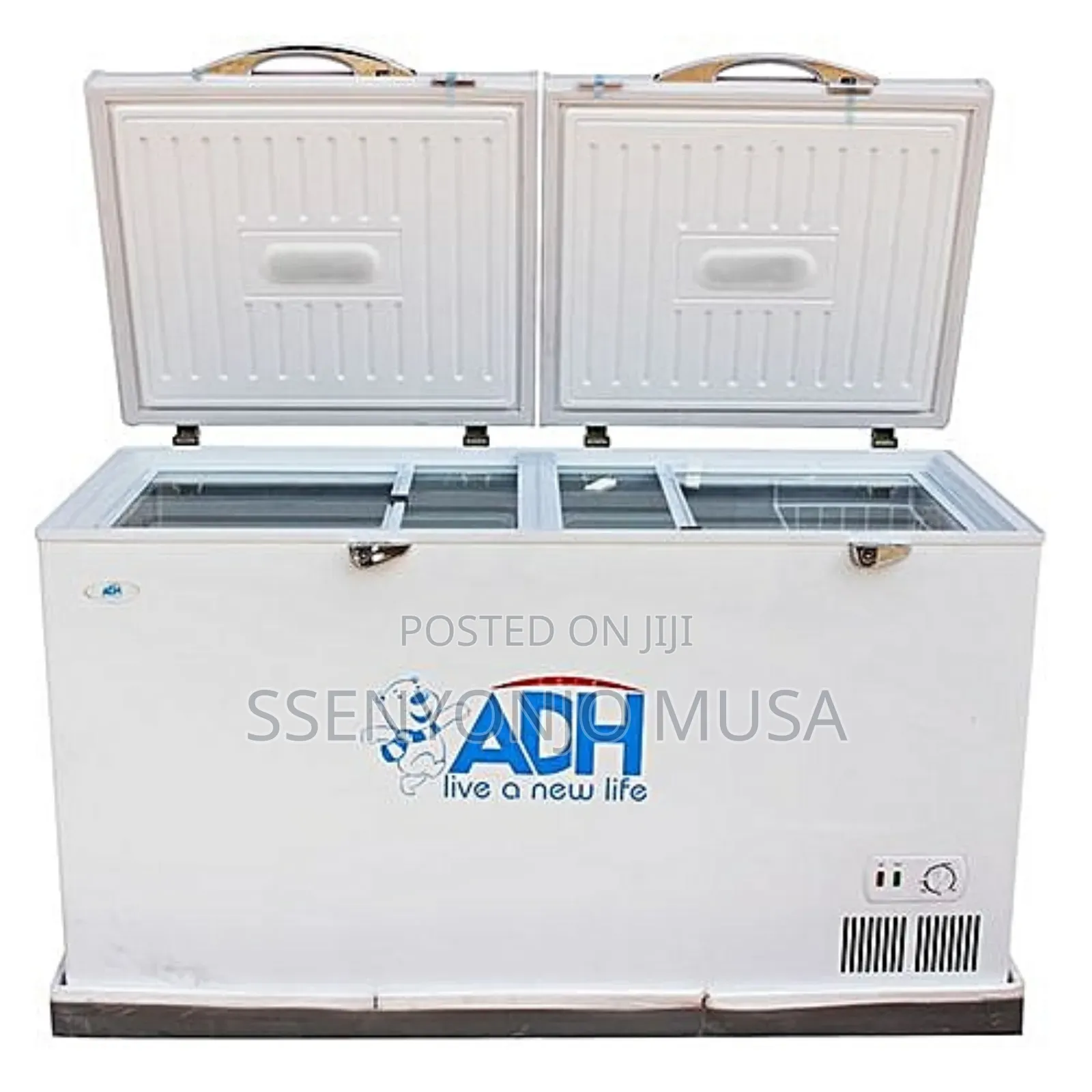 ADH 600 Liter Double Door Chest Freezer-Awesome White,Energy