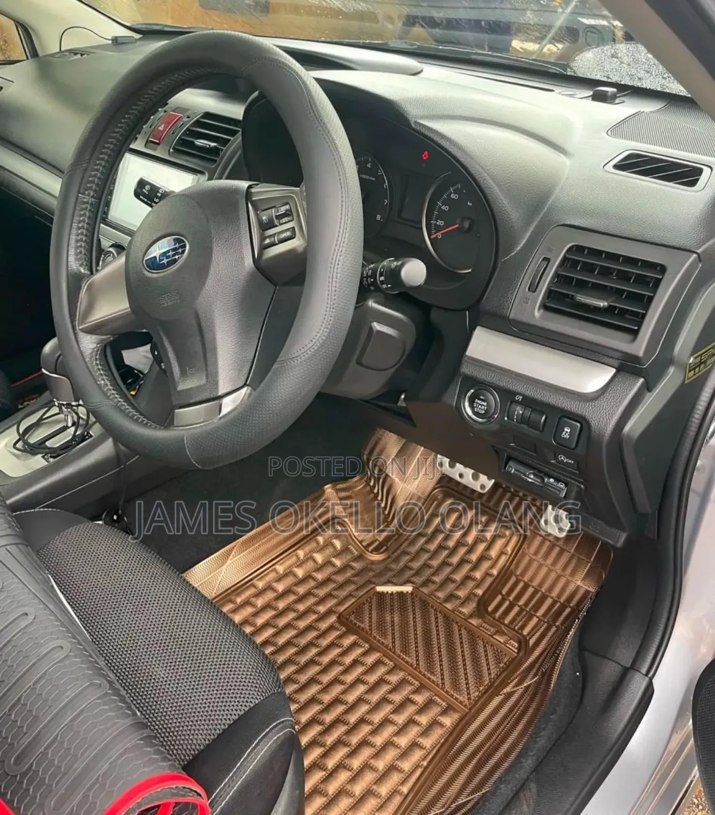 Coffee Brown Floor Mats Deluxe