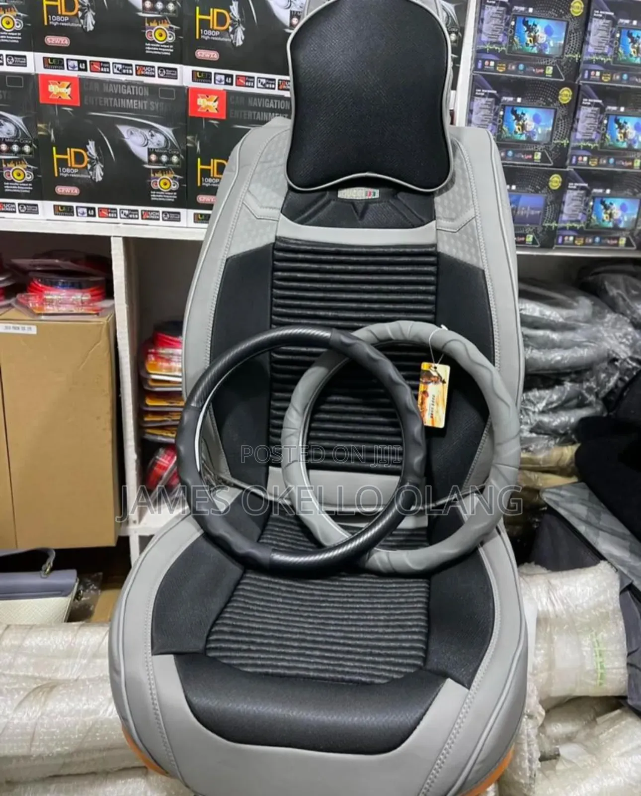 Car Set Covers With Steering Covers