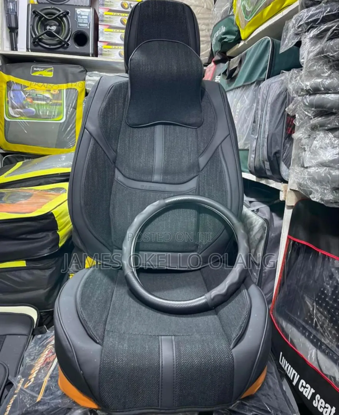 Car Set Covers With Steering Covers