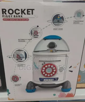 Kids Rocket Piggy Bank