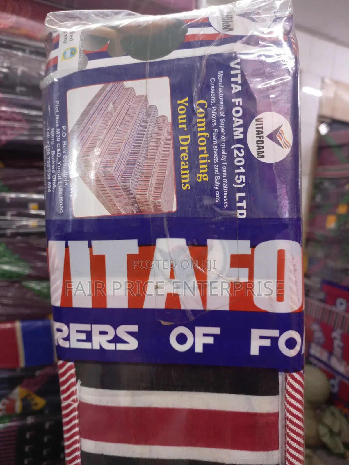 Vitafoam Mattress 5x6 By6 Inches Sealed Cover