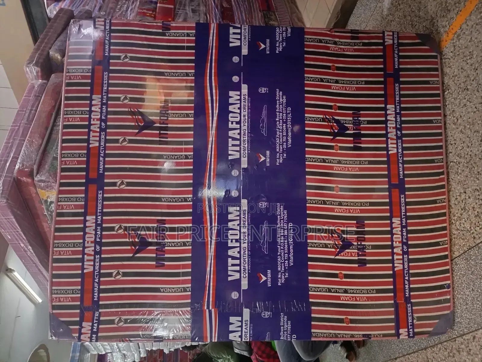 Vitafoam Mattress 6x6 By6 Inches Sealed Cover